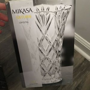 Mikasa crystal vase